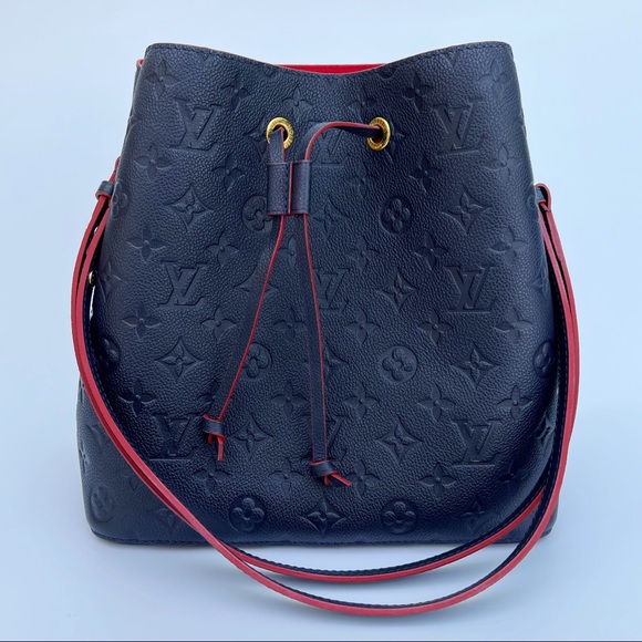 Louis Vuitton Neo Noe Bucket Shoulder Bag Empreinte Marine - Picture 3 of 16